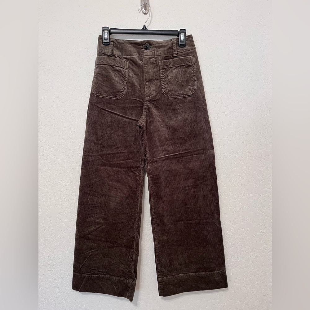 Anthropologie Brown Wide Leg Jeans